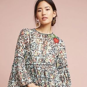 Anthropologie by Bhanuni Libra Embroidered Dress 2